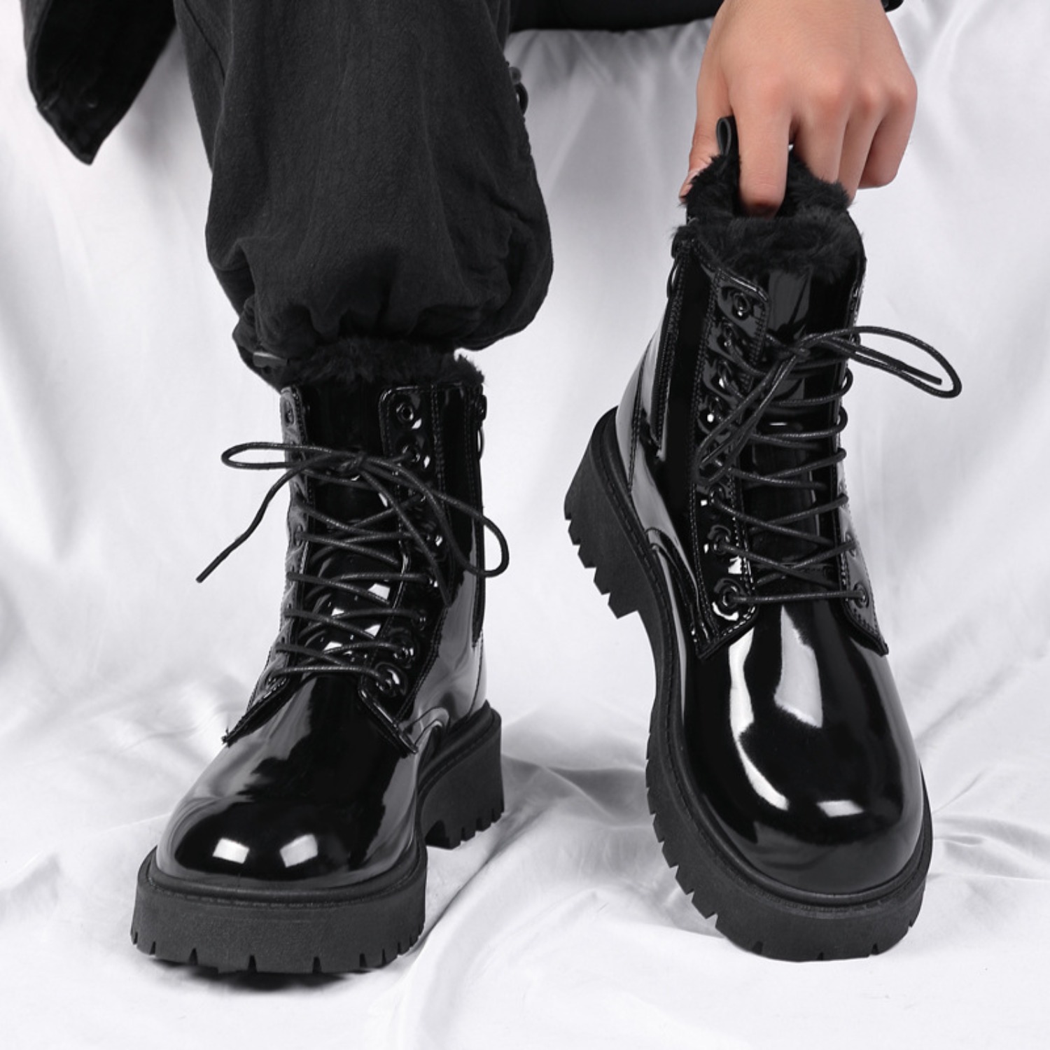 Męskie ciepłe pluszowe buty z  – Waterproof Winter Boot recenzja i cena
