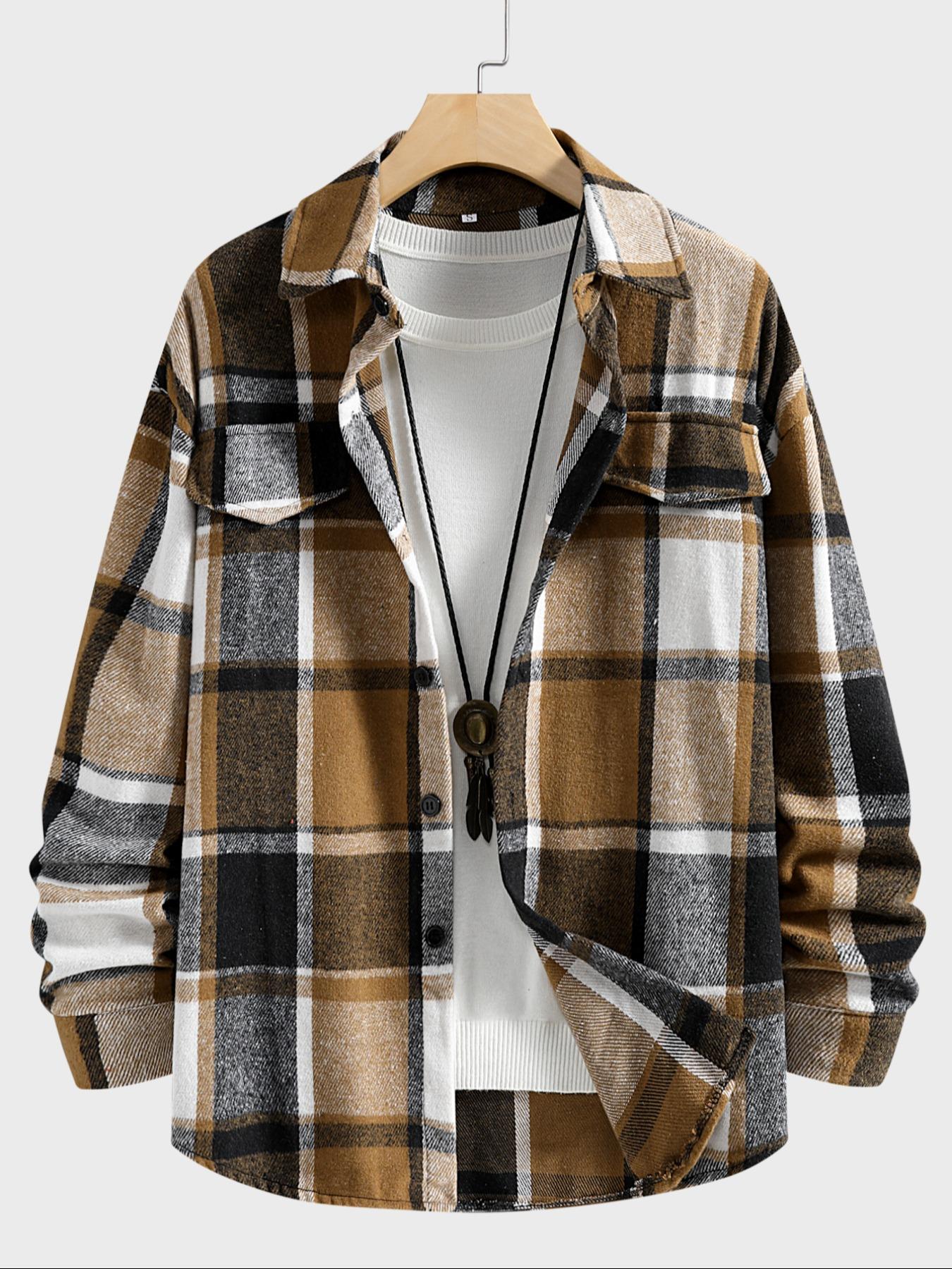 Męska koszula w kratę retro, e – Flannel Shirt Lined recenzja i cena