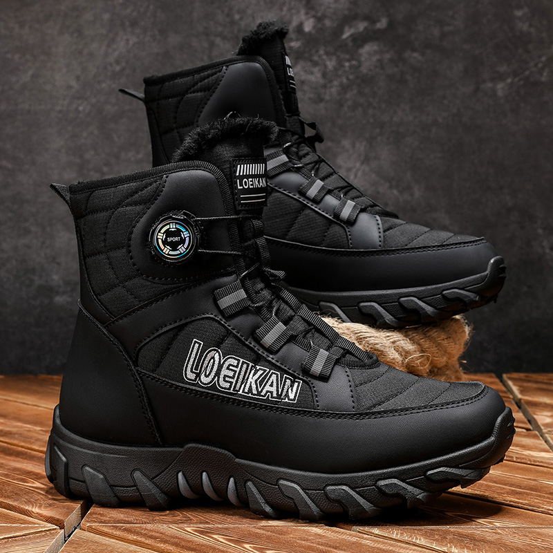 Męskie buty zimowe plus size,  – Waterproof Winter Boot recenzja i cena