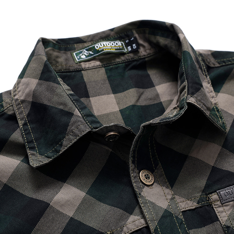 Męskie koszule w kratę, codzie – Flannel Shirt Lined recenzja i cena